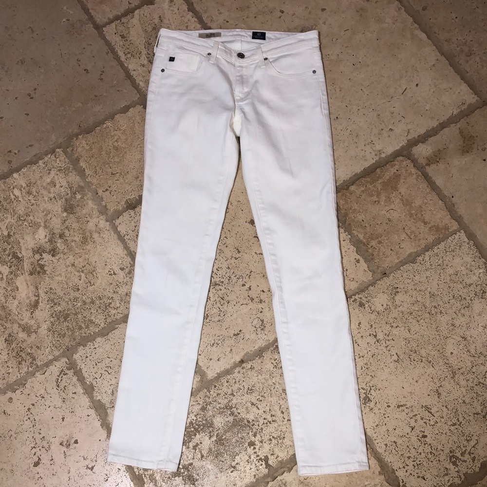 AG the STILT CIGARETTE LEG white Jeans 26R